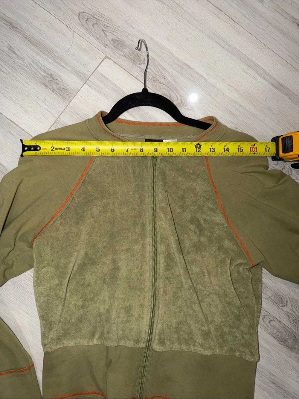 Vintage Y2K Mossimo Olive Green Terry Zip Up Jacket